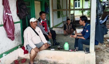 Bripka Suwaryo Laksanakan kegiatan silaturahmi dengan masyarakat Cipatujah 