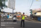 Guna Meminimalisir Pelanggaran Lalu Lintas dan Untuk Mengurangi Kemacetan, Anggota Polsek Karangnunggal Melaksanakan Pengaturan Lalu Lintas