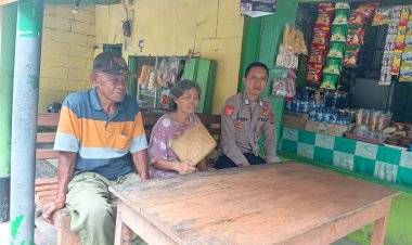 Anggota Polsek Salopa Laksanakan Silaturahmi Kamtibmas dengan Masyarakat Desa Kawitan